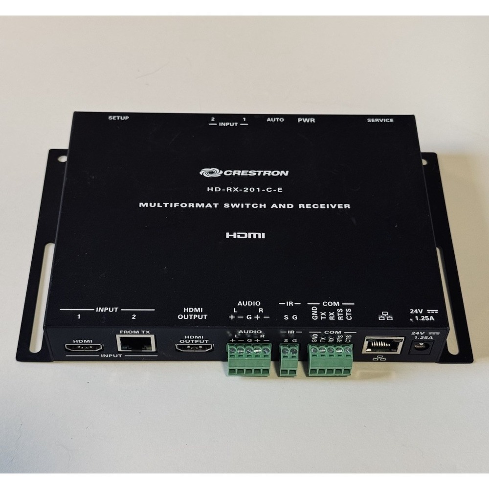 Crestron HD-RX-201 C-E Multiformat Switch and Reciever No AC Adapter